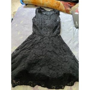 Xscape Black Lace Dress